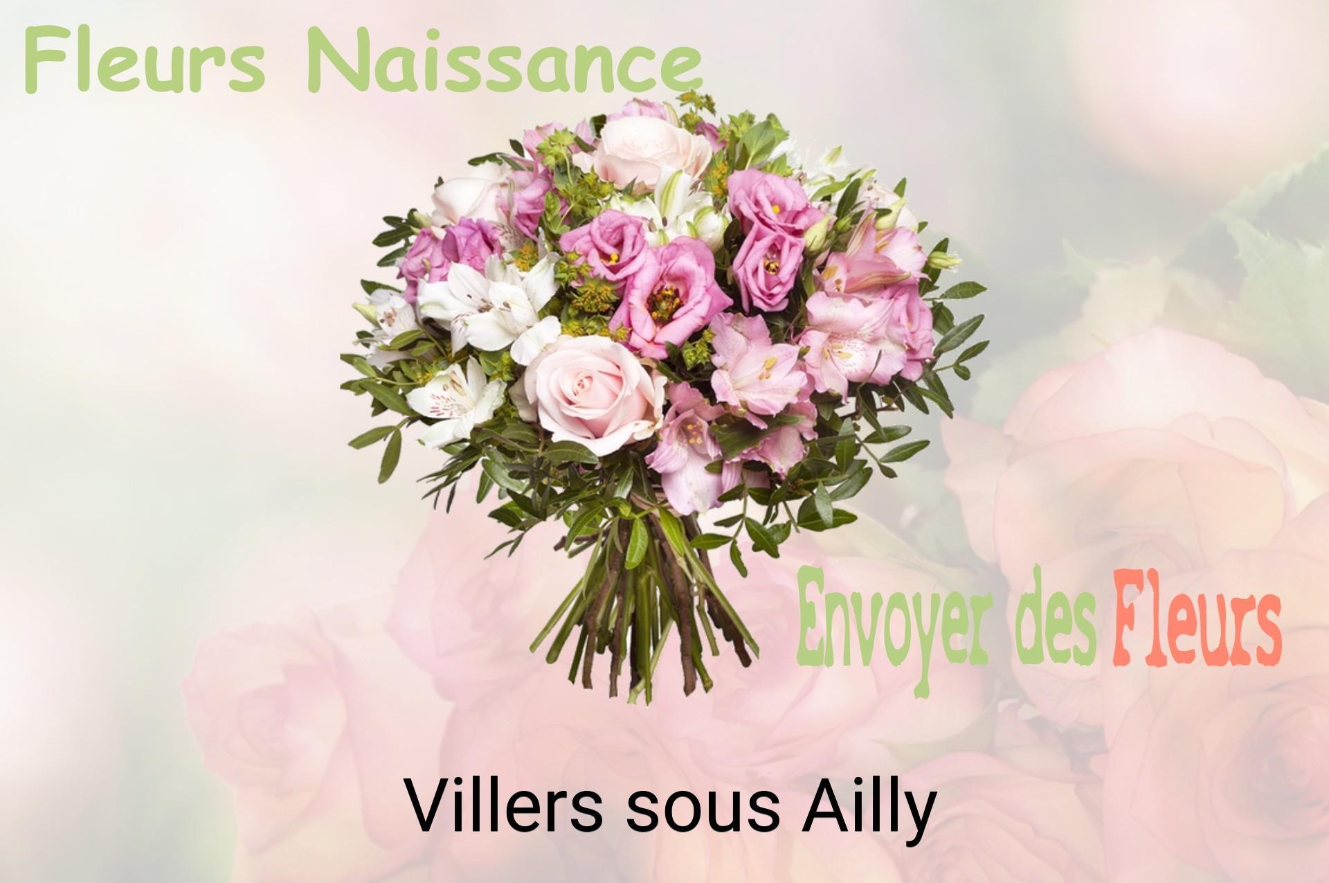 Bouquet de fleurs de naissance livré à Villers-sous-Ailly