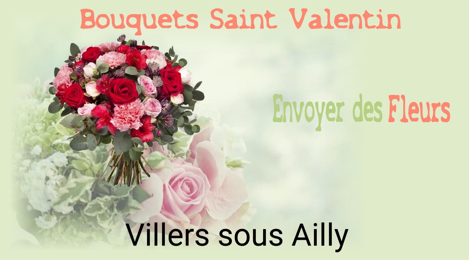Roses de Saint-Valentin livrées à Villers-sous-Ailly